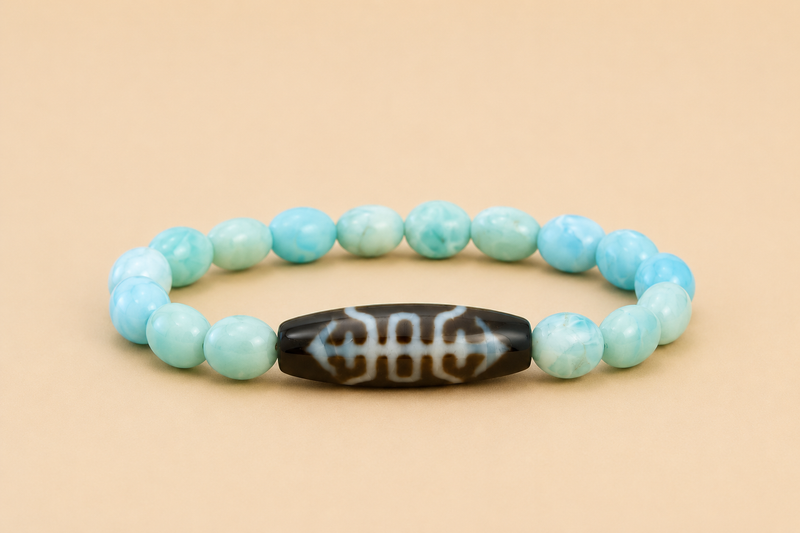 Bracelet avec grand Amulette