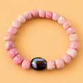 Amulette DZI Serpent (Renouveau et harmonie) Agate / Kunzite