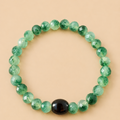 Amulette Dzi serpent (Transformation, renouveau et protection) Agate / Jade